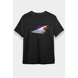 Darkhane Amerikan Samoası - American Samoa Siyah Unisex Tişört T-Shirt - 001-Siyah - XS