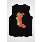 Darkhane Anneler Günü Siyah Unisex Kolsuz Tişört Kesik Kol T-Shirt - 001-Siyah - XL