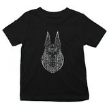 Darkhane Anubis Siyah Unisex Çocuk Tişört T-Shirt - 001-Siyah - 3 - 4 Yaş