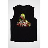 Darkhane Aşçı Şef Chef Siyah Unisex Kolsuz Tişört Kesik Kol T-Shirt - 001-Siyah
