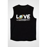 Darkhane Astrofizikçi Siyah Unisex Kolsuz Tişört Kesik Kol T-Shirt - 001-Siyah - 2XL