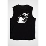 Darkhane Avcılık - Hunting Siyah Unisex Kolsuz Tişört Kesik Kol T-Shirt - 001-Siyah - 2XL