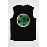 Darkhane Bakteriyolog Siyah Unisex Kolsuz Tişört Kesik Kol T-Shirt - 001-Siyah - 2XL