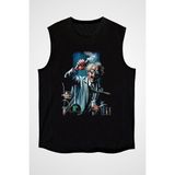 Darkhane Bakteriyolog Siyah Unisex Kolsuz Tişört Kesik Kol T-Shirt - 001-Siyah - XL
