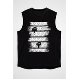 Darkhane Be Different Ayı Siyah Unisex Kolsuz Tişört Kesik Kol T-Shirt - 001-Siyah - 2XL