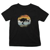 Darkhane Buz Pateni Siyah Unisex Çocuk Tişört T-Shirt - 001-Siyah - 5 - 6 Yaş
