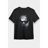 Darkhane Cadılar Bayramı-Halloween Siyah Unisex Tişört T-Shirt - 001-Siyah - XS