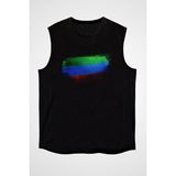 Darkhane Dağıstan - Republic Dagestan Siyah Unisex Kolsuz Tişört Kesik Kol T-Shirt - 001-Siyah - XS