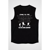 Darkhane Dalgıç Siyah Unisex Kolsuz Tişört Kesik Kol T-Shirt - 001-Siyah - 2XL