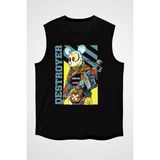 Darkhane Destroyer Siyah Unisex Kolsuz Tişört Kesik Kol T-Shirt - 001-Siyah - XL