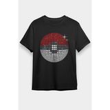 Darkhane Disko Topu Siyah Unisex Tişört T-Shirt - 001-Siyah - XL