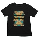 Darkhane Eğlenceli Kurt Siyah Unisex Çocuk Tişört T-Shirt - 001-Siyah - 1 - 2 Yaş