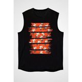 Darkhane Fare Siyah Unisex Kolsuz Tişört Kesik Kol T-Shirt - 001-Siyah - 2XL