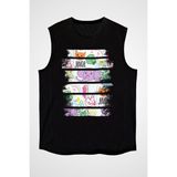 Darkhane Fil Jungle Siyah Unisex Kolsuz Tişört Kesik Kol T-Shirt - 001-Siyah - M