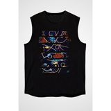 Darkhane Gemici Düğümü Siyah Unisex Kolsuz Tişört Kesik Kol T-Shirt - 001-Siyah - 2XL
