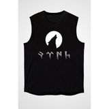 Darkhane Göktürk Orhun Türk Siyah Unisex Kolsuz Tişört Kesik Kol T-Shirt - 001-Siyah - XS