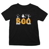 Darkhane Halloween Boo Cadılar Bayramı Siyah Unisex Çocuk Tişört T-Shirt - 001-Siyah - 5 - 6 Yaş