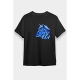 Darkhane Hayalet Kurt Siyah Unisex Tişört T-Shirt - 001-Siyah - M