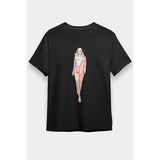 Darkhane Iş Kadını Tarzı Siyah Unisex Tişört T-Shirt - 001-Siyah