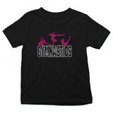 Darkhane Jimnastik Siyah Unisex Çocuk Tişört T-Shirt - 001-Siyah - 7 - 8 Yaş