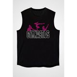 Darkhane Jimnastik Siyah Unisex Kolsuz Tişört Kesik Kol T-Shirt - 001-Siyah - XL
