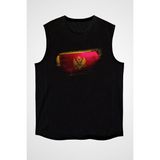 Darkhane Karadağ - Montenegro Siyah Unisex Kolsuz Tişört Kesik Kol T-Shirt - 001-Siyah - 2XL