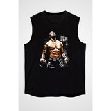 Darkhane Karma Dövüş Sanatları Siyah Unisex Kolsuz Tişört Kesik Kol T-Shirt - 001-Siyah