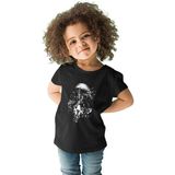 Darkhane Kaskı Parçalanan Pilot Siyah Unisex Çocuk Tişört T-Shirt - 001-Siyah - 3 - 4 Yaş