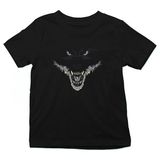 Darkhane Kızgın Kurt Siyah Unisex Çocuk Tişört T-Shirt - 001-Siyah - 9 - 10 Yaş