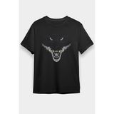 Darkhane Kızgın Kurt Siyah Unisex Tişört T-Shirt - 001-Siyah - XL
