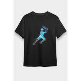 Darkhane Kriket Siyah Unisex Tişört T-Shirt - 001-Siyah - 2XL