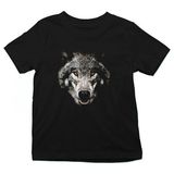 Darkhane Kurt Siyah Unisex Çocuk Tişört T-Shirt - 001-Siyah - 7 - 8 Yaş