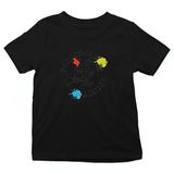 Darkhane Paintball Siyah Unisex Çocuk Tişört T-Shirt - 001-Siyah - 1 - 2 Yaş