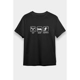 Darkhane Paintball Siyah Unisex Tişört T-Shirt - 001-Siyah