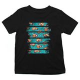 Darkhane Palyaço Nemo Balığı Siyah Unisex Çocuk Tişört T-Shirt - 001-Siyah - 1 - 2 Yaş