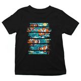 Darkhane Palyaço Nemo Balığı Siyah Unisex Çocuk Tişört T-Shirt - 001-Siyah - 5 - 6 Yaş