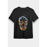 Darkhane Patlayan Balon Kuru Kafa Siyah Unisex Tişört T-Shirt - 001-Siyah