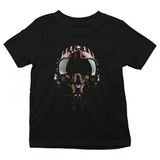 Darkhane Pilot Kaskı Siyah Unisex Çocuk Tişört T-Shirt - 001-Siyah - 9 - 10 Yaş