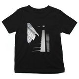 Darkhane Piyanist Piyano Siyah Unisex Çocuk Tişört T-Shirt - 001-Siyah - 7 - 8 Yaş