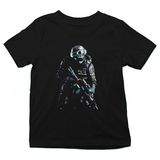 Darkhane Polis Siyah Unisex Çocuk Tişört T-Shirt - 001-Siyah - 7 - 8 Yaş