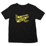 Darkhane Polis Siyah Unisex Çocuk Tişört T-Shirt - 001-Siyah - 9 - 10 Yaş
