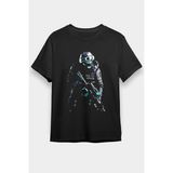 Darkhane Polis Siyah Unisex Tişört T-Shirt - 001-Siyah - XL