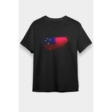 Darkhane Samoa Siyah Unisex Tişört T-Shirt - 001-Siyah - 2XL