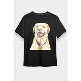 Darkhane Şampiyon Labrador Siyah Unisex Tişört T-Shirt - 001-Siyah - 2XL