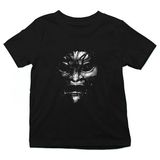 Darkhane Samuray Maskesi Siyah Unisex Çocuk Tişört T-Shirt - 001-Siyah - 3 - 4 Yaş