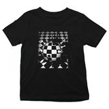 Darkhane Satranç Siyah Unisex Çocuk Tişört T-Shirt - 001-Siyah - 7 - 8 Yaş