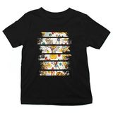 Darkhane Sihirbaz Fil Sirk Fili Şapkada Tavşan Siyah Unisex Çocuk Tişört T-Shirt - 001-Siyah - 1 - 2 Yaş