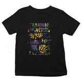 Darkhane Su Altı Bitkileri Siyah Unisex Çocuk Tişört T-Shirt - 001-Siyah - 9 - 10 Yaş