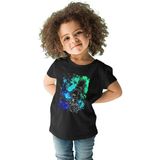 Darkhane Süpürgeli Cadı Siyah Unisex Çocuk Tişört T-Shirt - 001-Siyah - 1 - 2 Yaş
