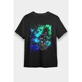 Darkhane Süpürgeli Cadı Siyah Unisex Tişört T-Shirt - 001-Siyah - M